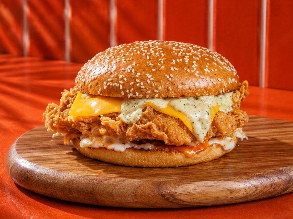 Chicken Coleslaw Burger